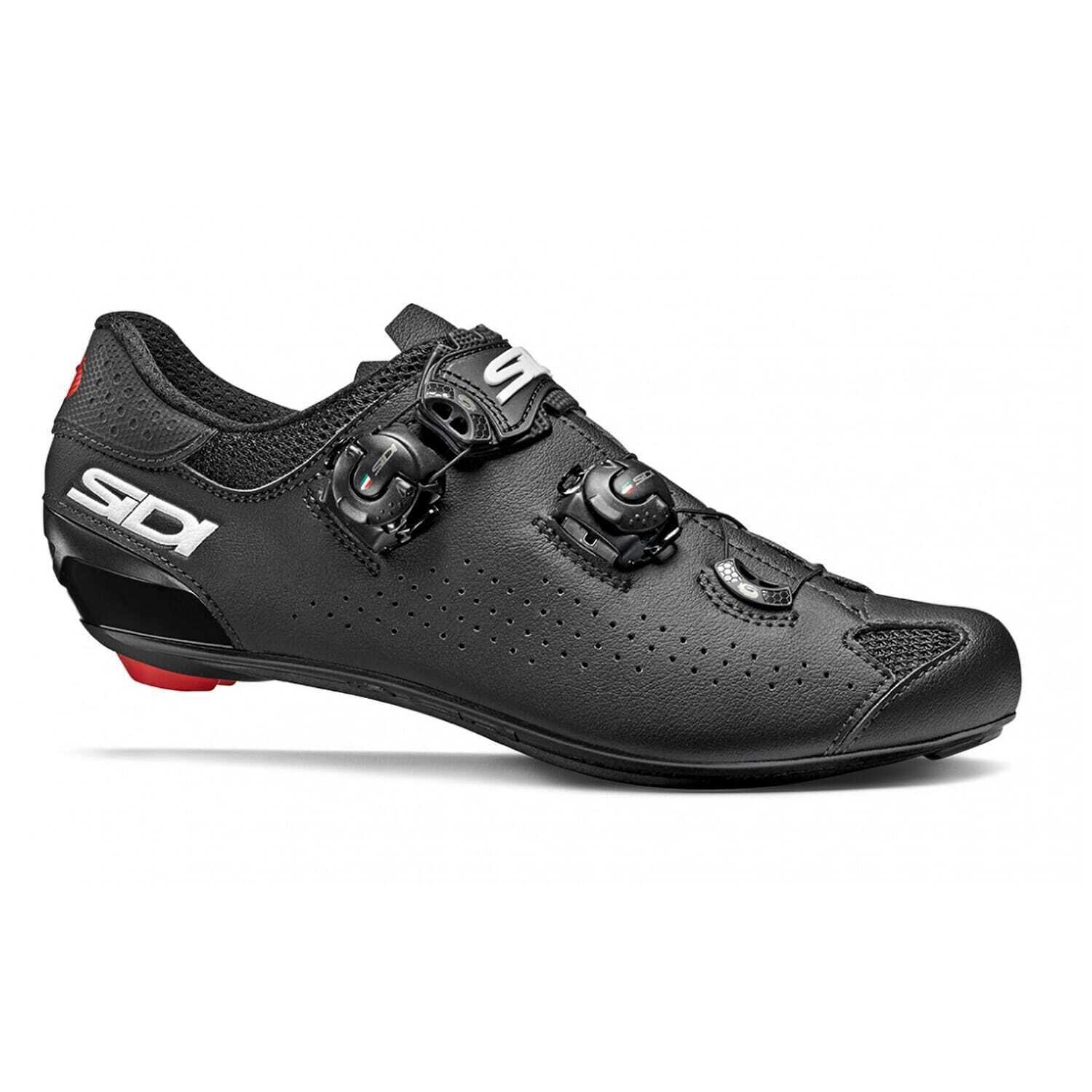Sidi Genius 10 Road Shoes - Monochrome 46.5 Black/Black