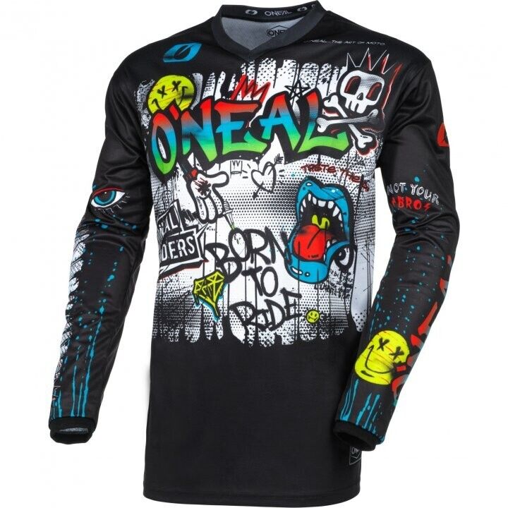 Maglia O'Neal Element Youth Rancid V.24 colore Black-White size XL