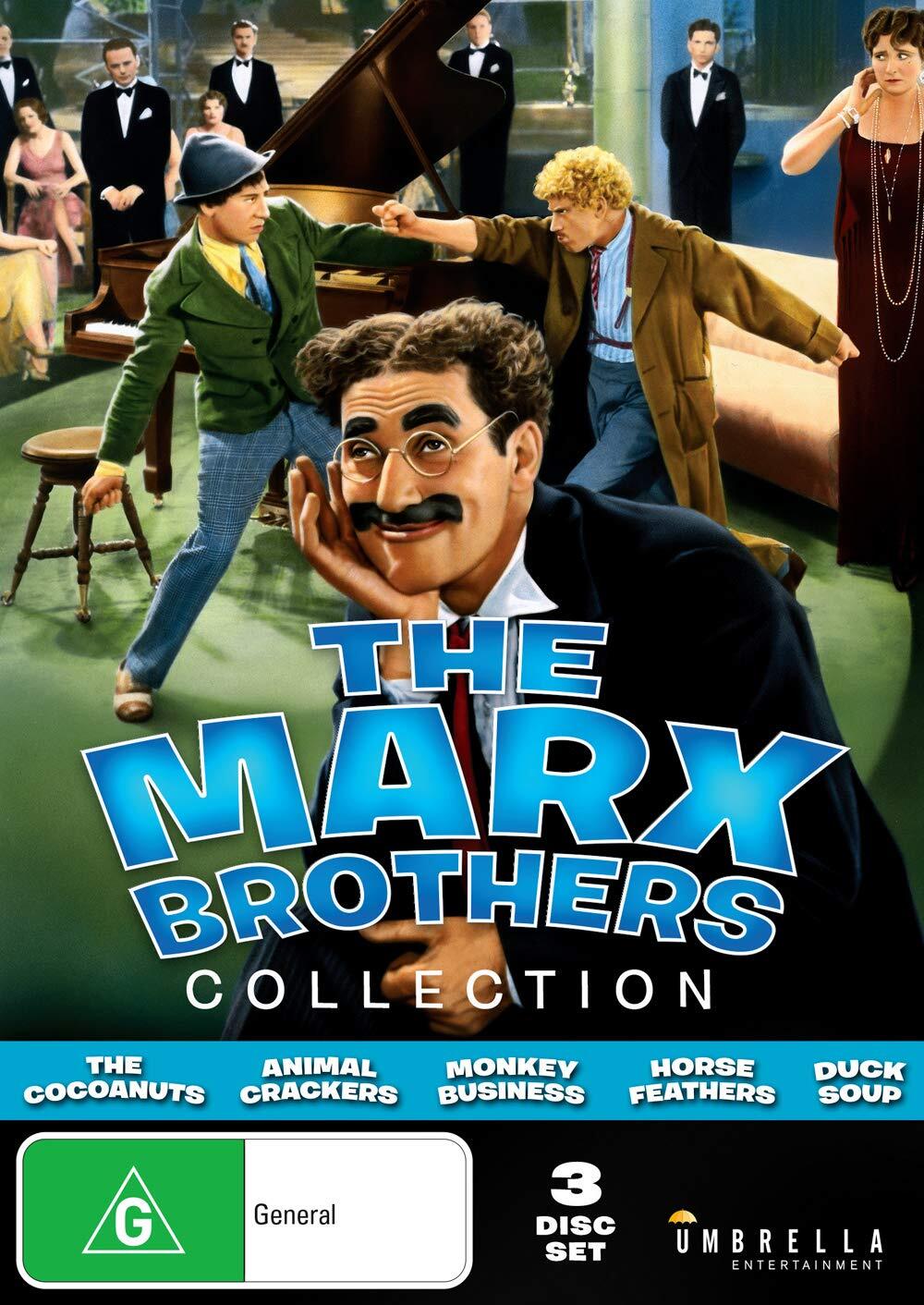 Marx Brothers Collection (DVD) Groucho Marx Chico Marx Harpo Marx Zeppo Marx