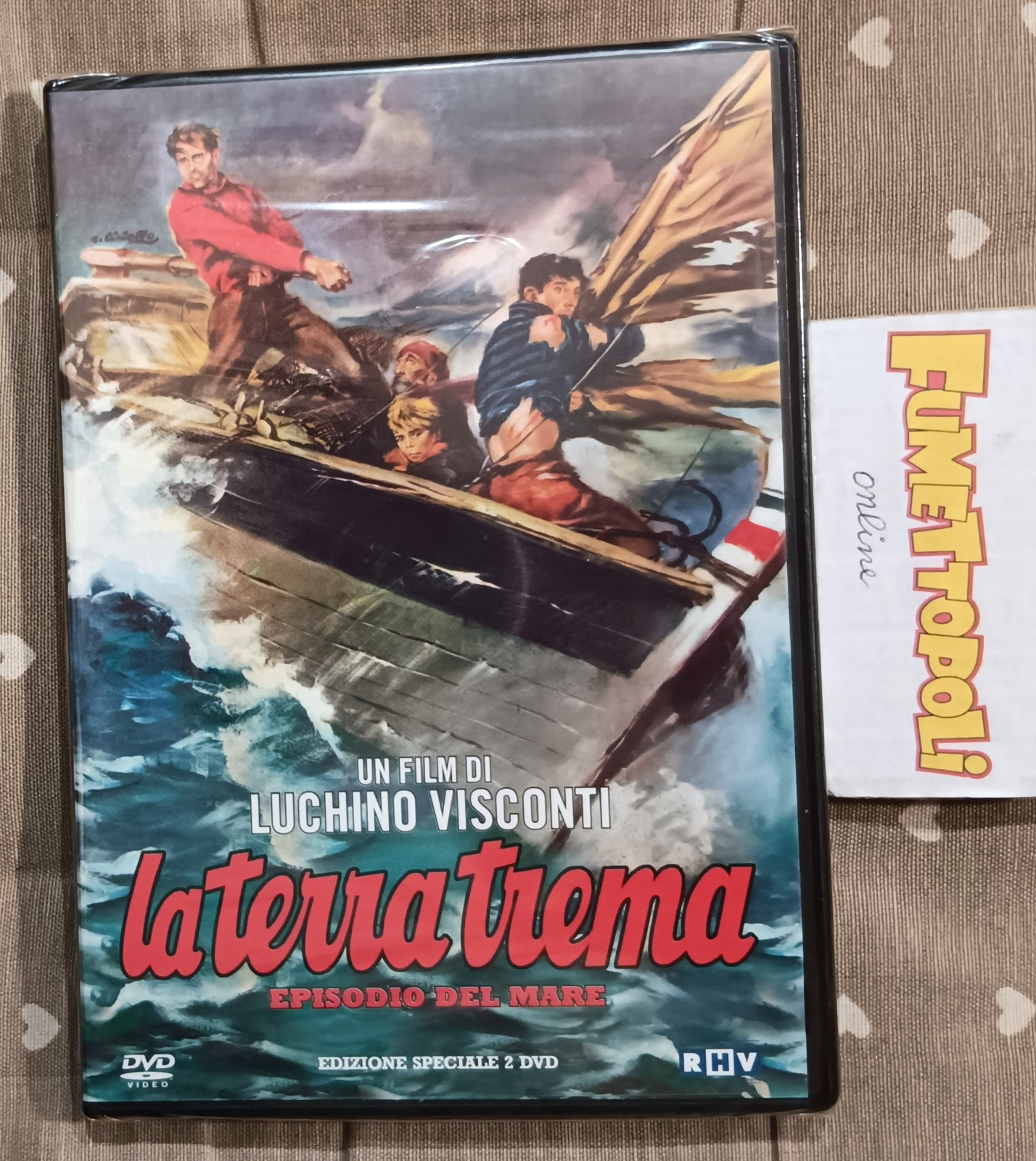 LA TERRA TREMA Episodio del mare Ediz. Speciale 2 DVD di L. VISCONTI NUOVO SC64