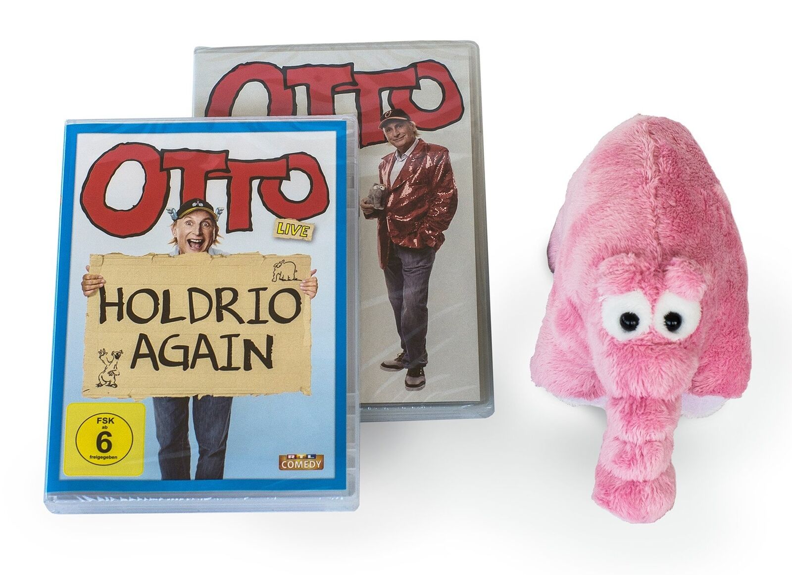 Otto Waalkes - 70 Jahre Otto Box (+ rosa Plüschottifant) (DVD) Waalkes Otto