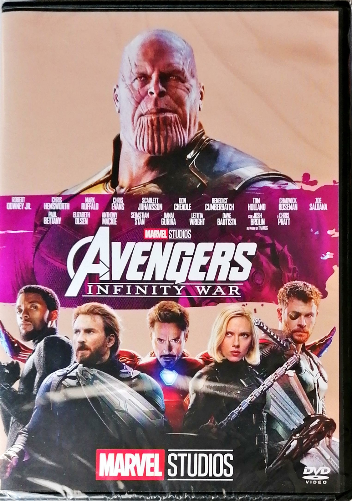 Avengers Infinity War Dvd Sealed Sigillato