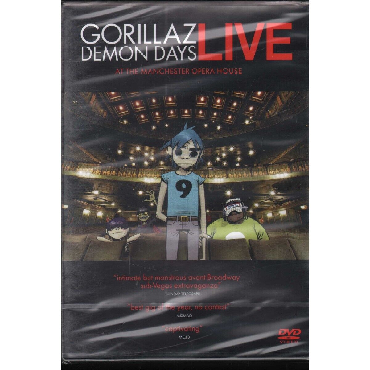 Gorillaz DVD Demon Days Live At The Manchester Opera House Parlophone – 00946356