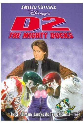 D2: The Mighty Ducks (DVD) Emilio Estevez Aaron Lohr Brandon Adams