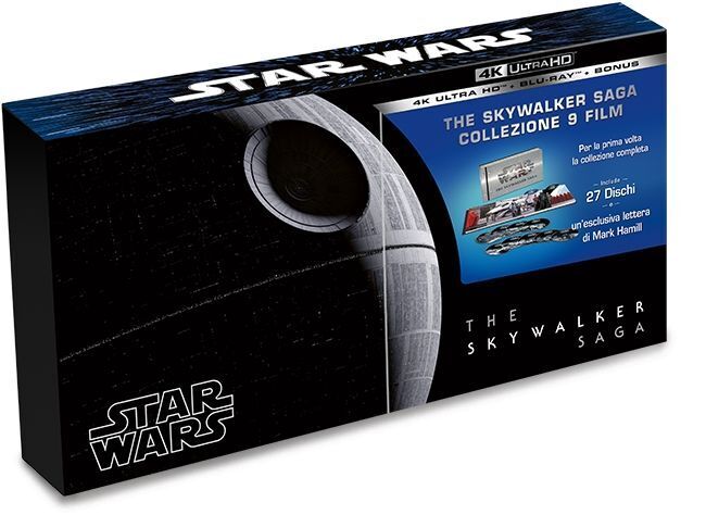 Blu-Ray 4K Uhd Star Wars - The Skywalker Saga (9 4K Ultra Hd+18 Blu-Ray Hd)