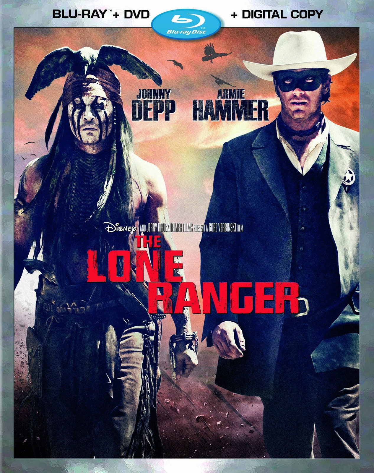 The Lone Ranger (Blu-ray + DVD + Digital Copy) (Blu-ray)