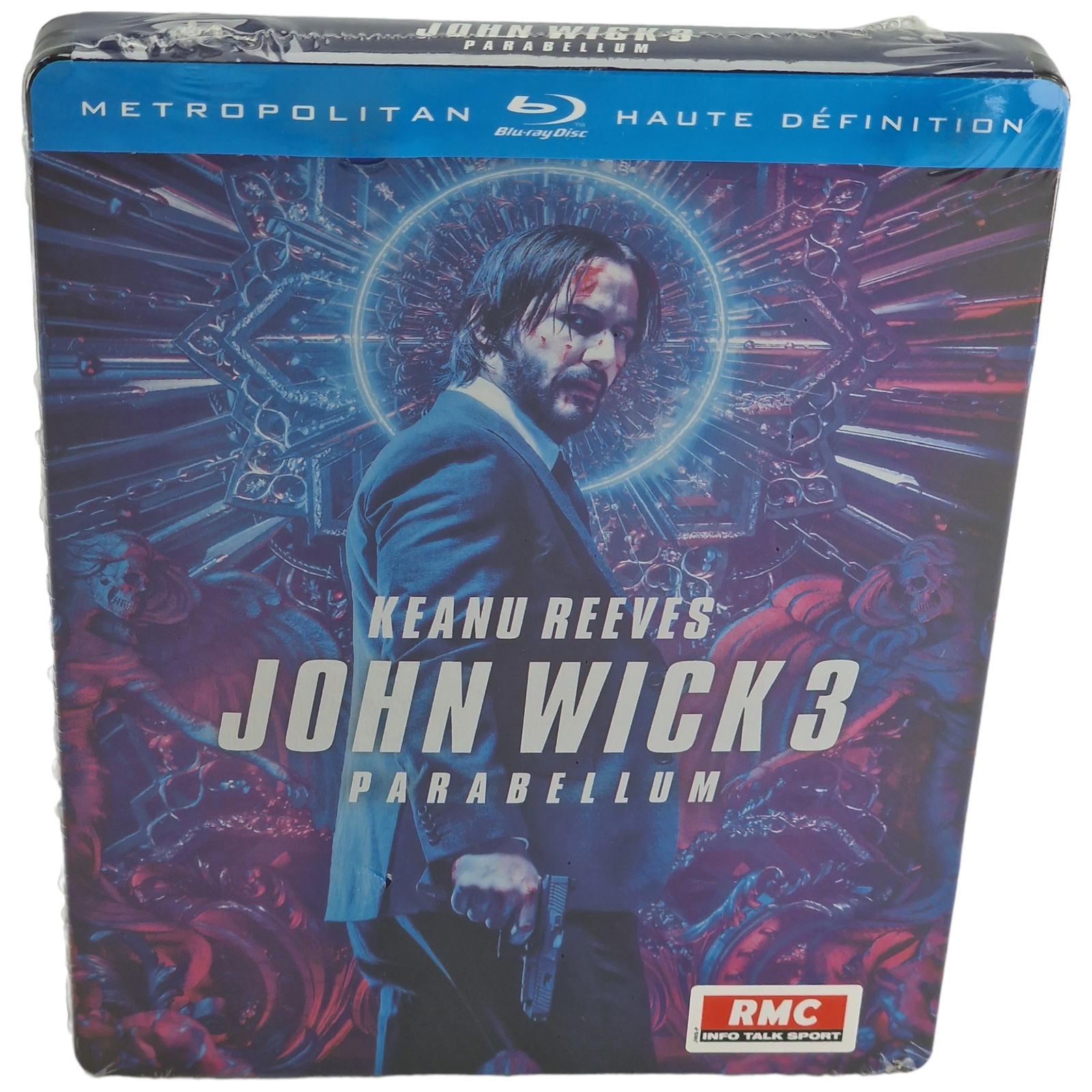 John Wick : Capitolo 3 Parabellum Blu-Ray Steelbook Keanu Reeves 2019 Regione B