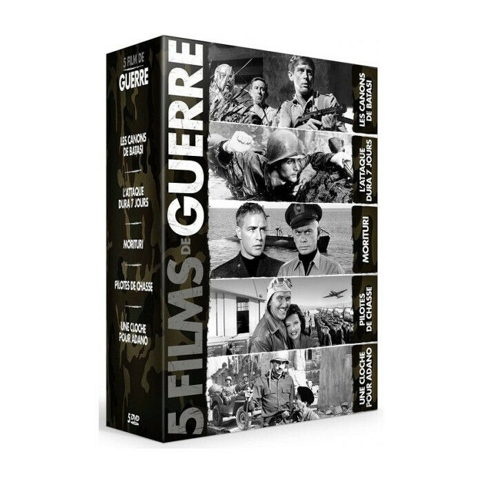 5 Film Di Guerra Hollywood Legends Cofanetto DVD Nuova