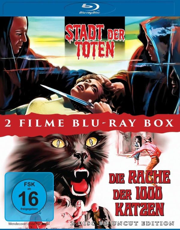 STADT DER TOTEN + DIE RACHE DER 1000 KATZEN - 2 Disc Uncut Horror BD B (Blu-ray)