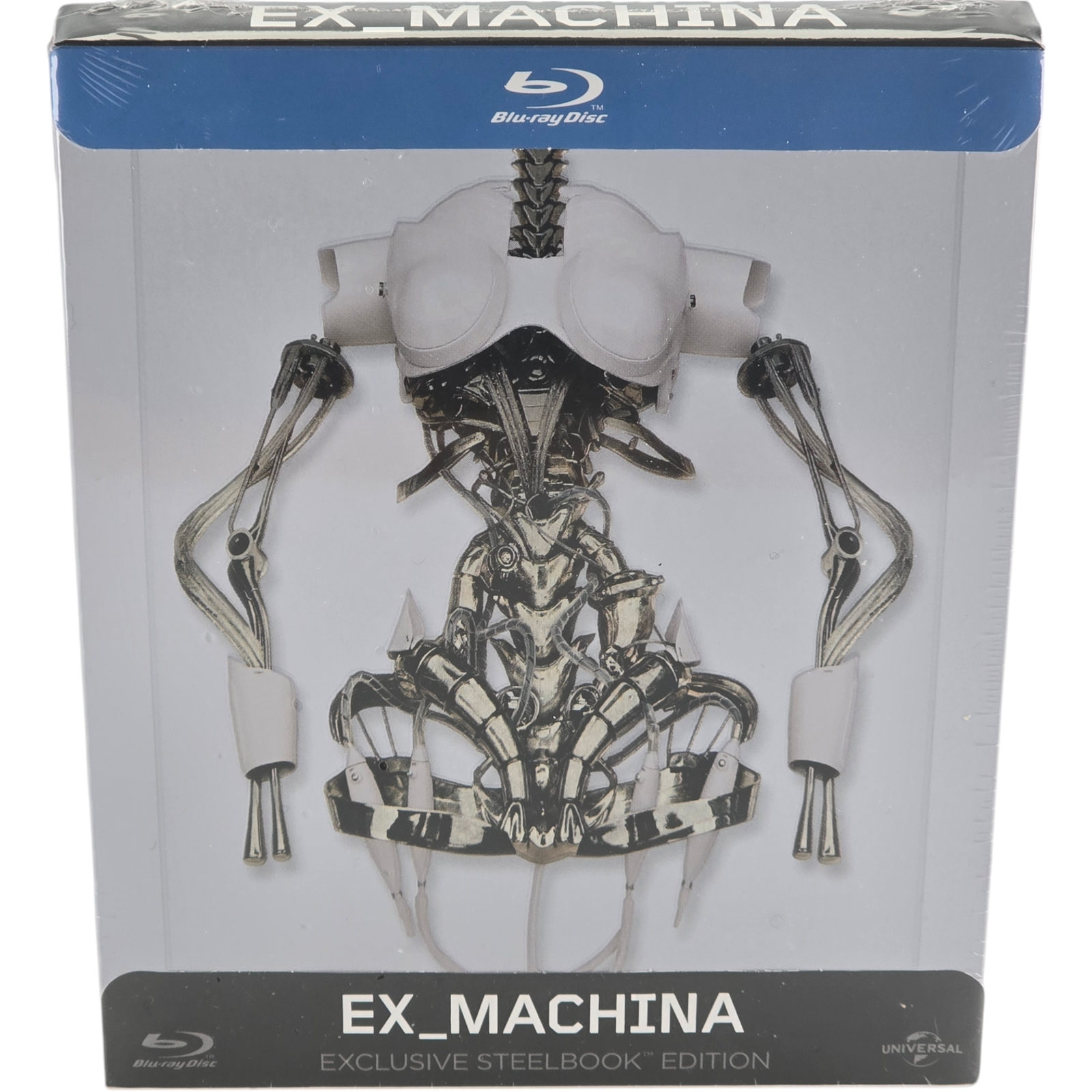 Ex Machina Blu-Ray Steelbook Débossé Italia 2015 Alex Garland Domhnall Gleeson B