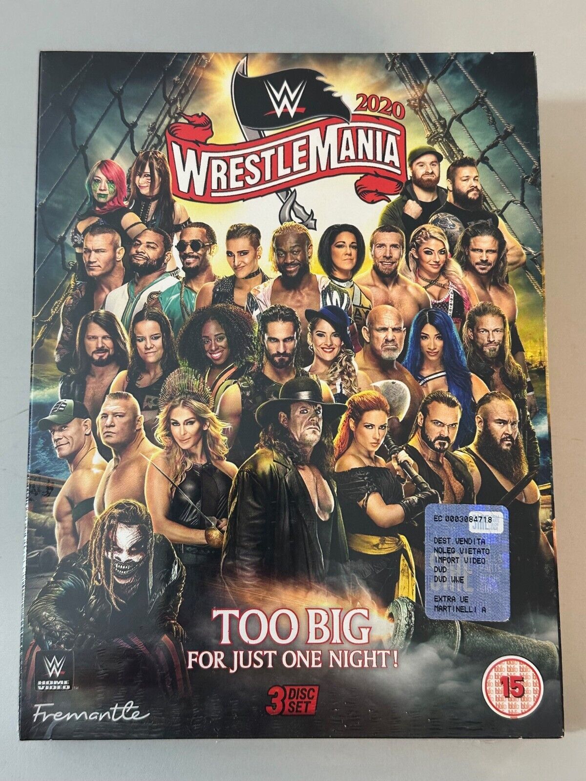DVD WWE WRESTLEMANIA 36 2020 FremantleMedia DIGIPACK Wrestling NEW & SEALED