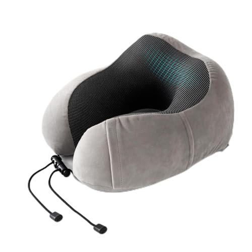 Good Nite Cuscino Da Viaggio In Memory Foam Per Adulti, Da Viaggio, In Aereo, Campeggio, Auto, Treno, Ufficio, Con Tappi Per Le Orecchie, Maschera Per