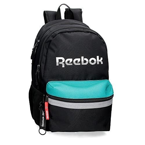Zaino Reebok Andover School Per Laptop 15,6" Nero 31X44X15 Cm Poliestere 20,46L