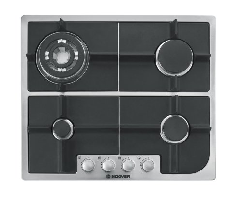 Hoover Hgh 64 Sqdx Incasso Piano Cottura A Gas Acciaio Inossidabile
