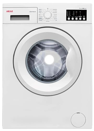 Aqua7004Nv - Lavatrice 7Kg, Caricamento Frontale, 1000 Giri, Classe Energetica D