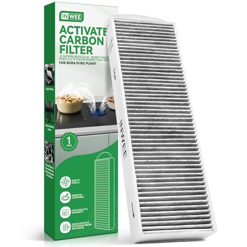 Inwee Filtro A Carboni Attivi Per Bora Pure Puakf, Per Puru O Piano Cottura Puxu, Accessori Filtro Per Bore Pure X Pure S Pure M Pure, Filtro Di Ricam
