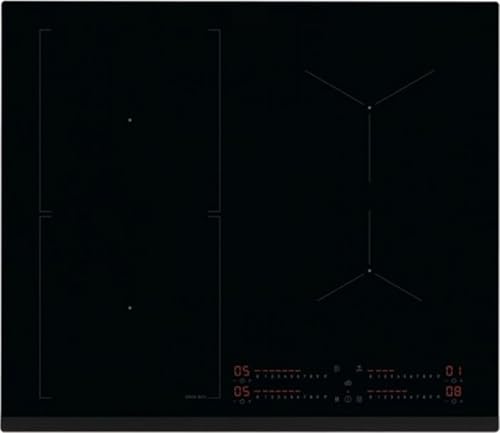 Eis62453 - Piano Cottura Ad Induzione, 4 Fuochi, Vetroceramica, Nero