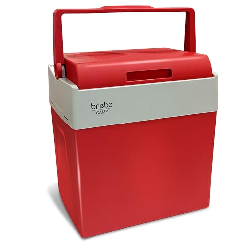 Briebe Frigorifero Portatile Da Viaggio Termoelettrico 28 Litri Ac/Dc 12V / 220V, Per Auto, Campeggio, Raffredda E Tiene Caldo, Modalità A Basso Consu
