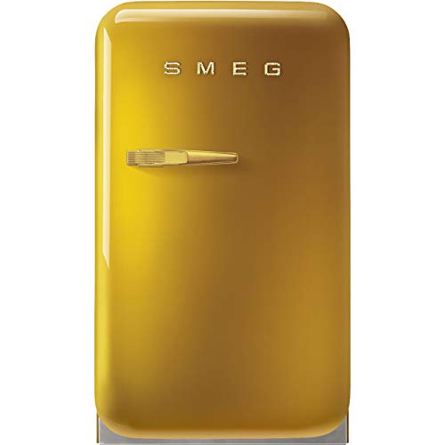 Smeg Fab5Rdgo5 Fab5 - Frigorifero Minibar Da 34 Litri In Acciaio Inossidabile