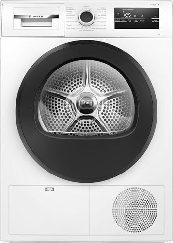 Bosch Wth85298Ii Serie 4, Asciugatrice A Pompa Di Calore, Capacità 8 Kg, Easyclean: I Filtri Per La Lanugine, Autodry: Sistema Di Asciugatura Automati
