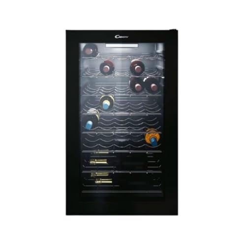 Candy Divino, Cwc 150 Em/Nf, Cantina Vino, 41 Bottiglie, 39 Db, App Hon, Tecnologia Vivino, Monozona, Nero, Axlxp 84,5X49X55 Cm [Classe Di Efficienza