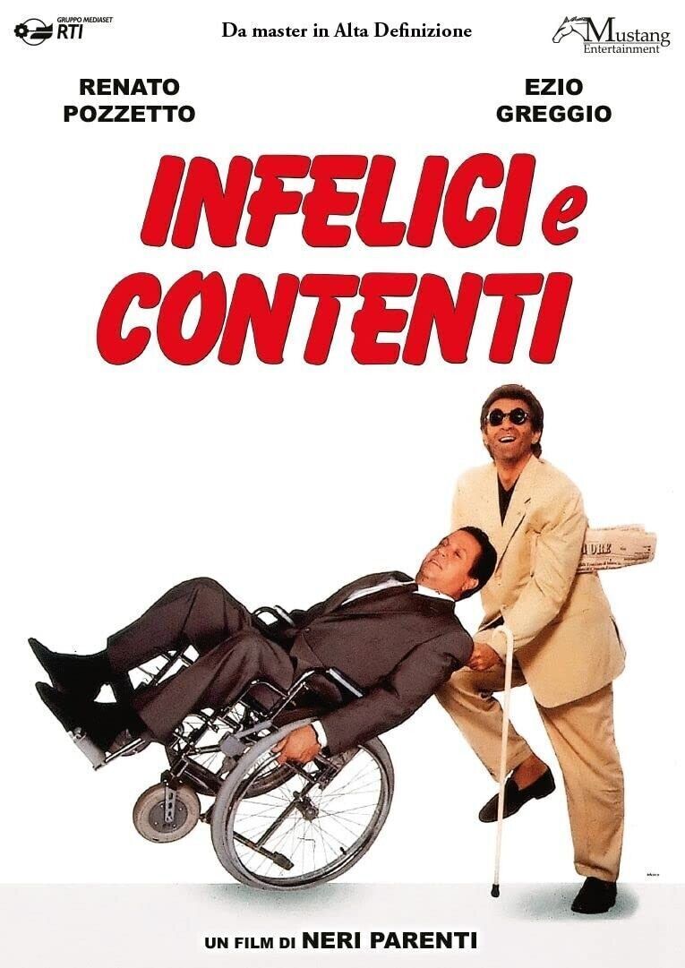 Dvd INFELICI E CONTENTI Renato Pozzetto Ezio Greggio nuovo sigillato 1992