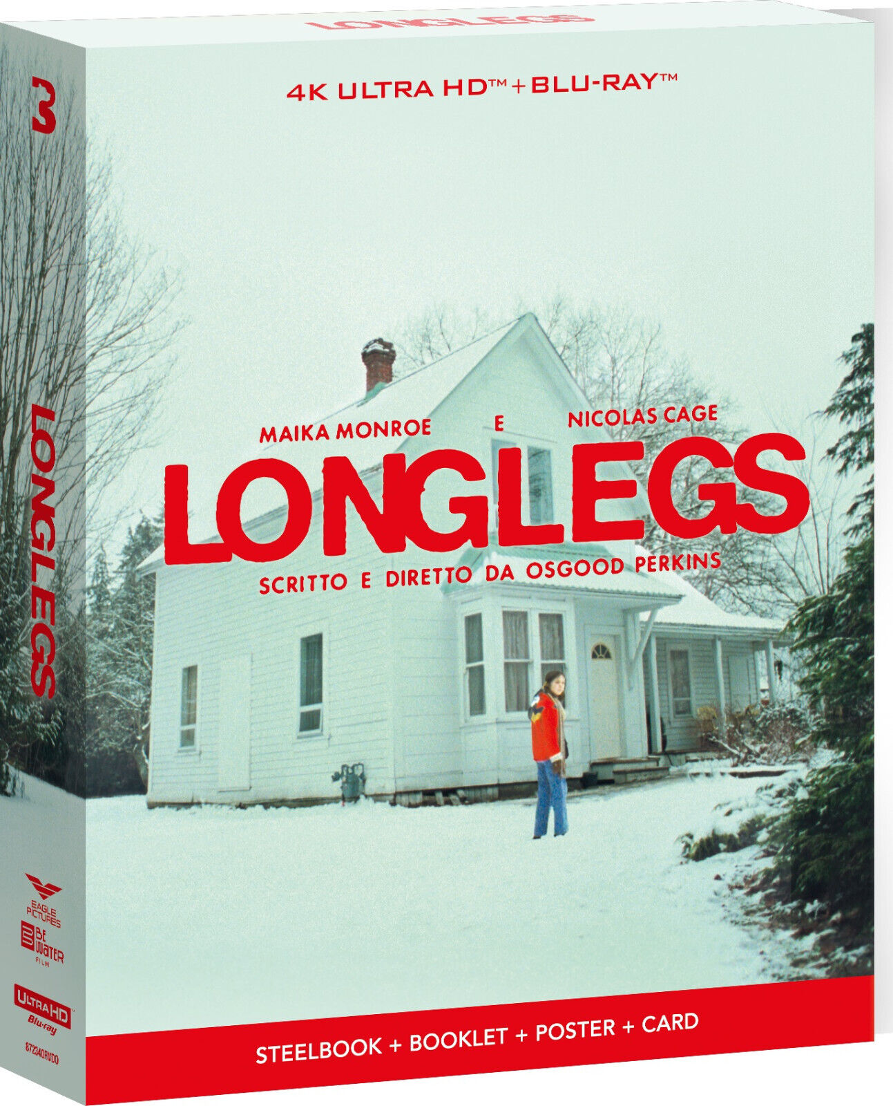 Longlegs - Ultra Limited (4K Ultra HD + Blu-Ray + 3 Cards + Poster - Steelbook)