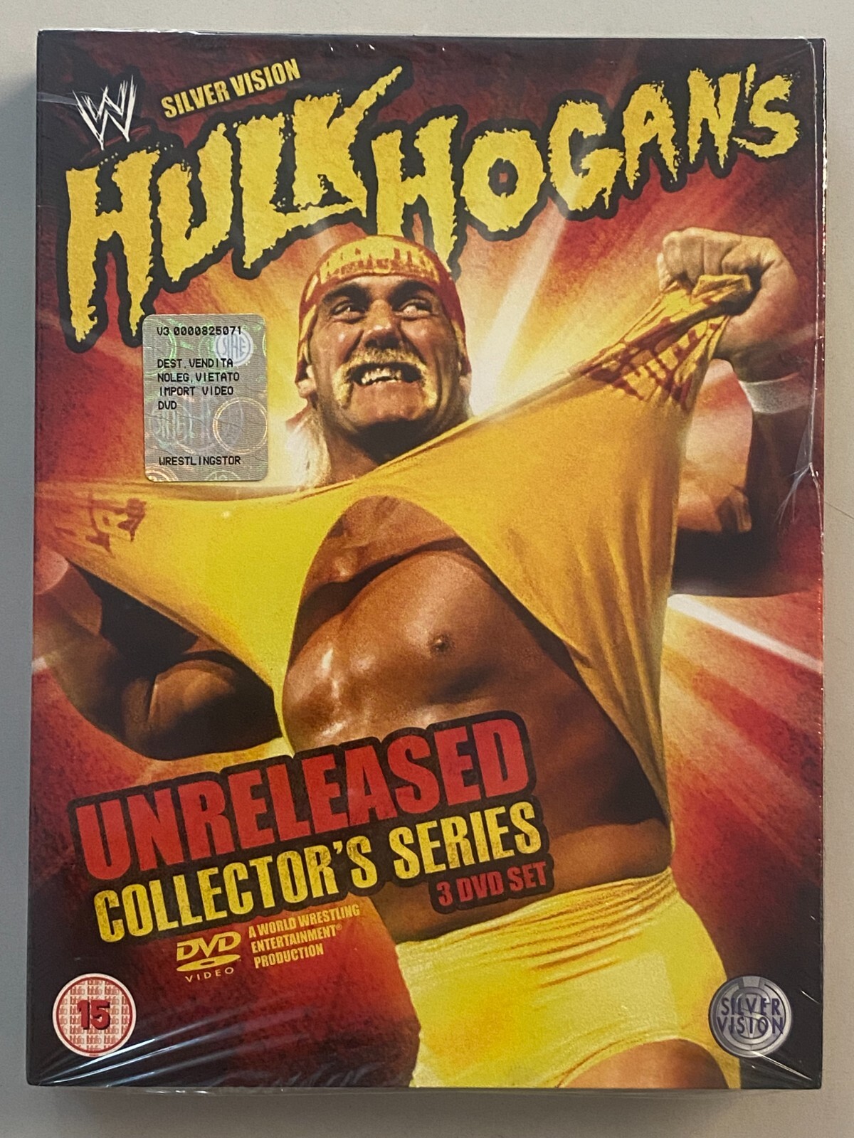 DVD WWE HULK HOGAN UNRELEASED Silver Vision Original Release 3 DVD NEW