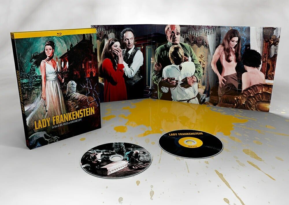 LADY FRANKENSTEIN💀DIGIBOX BLU RAY+CD COLONNA SONORA AUDIO ITA🇮🇪RARO R.NERI