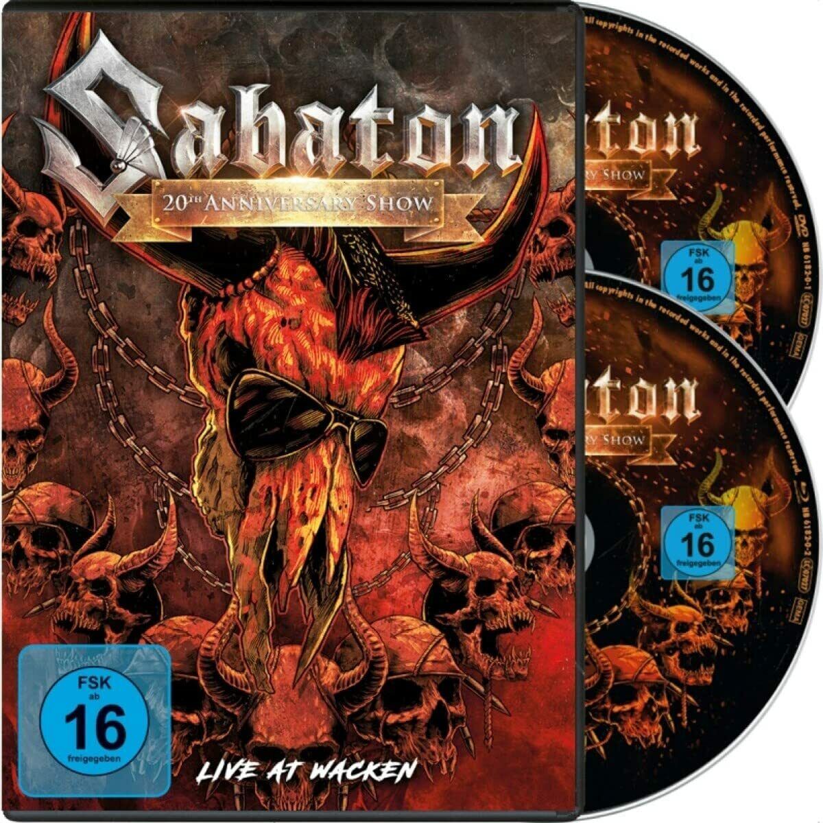 Sabaton 20Th Anniversary Show Dvd + B.Ray Nuovo Sigillato
