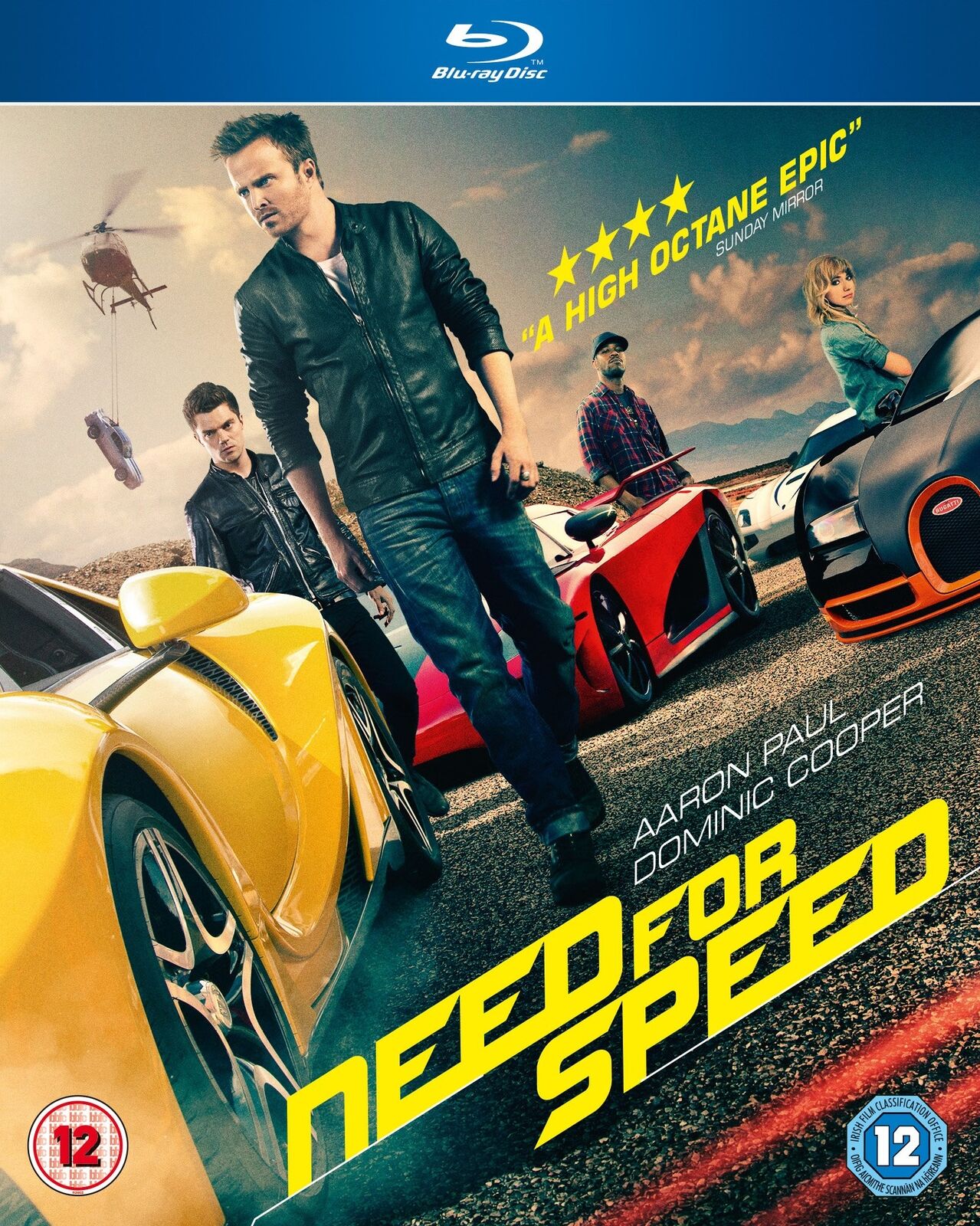 Need for Speed (Blu-ray) Aaron Paul Chillie Mo Dominic Cooper Michael Keaton