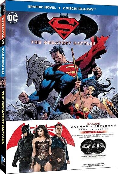 Batman V Superman - Dawn Of Justice (2016) 2-Blu-Ray + Graphic Novel