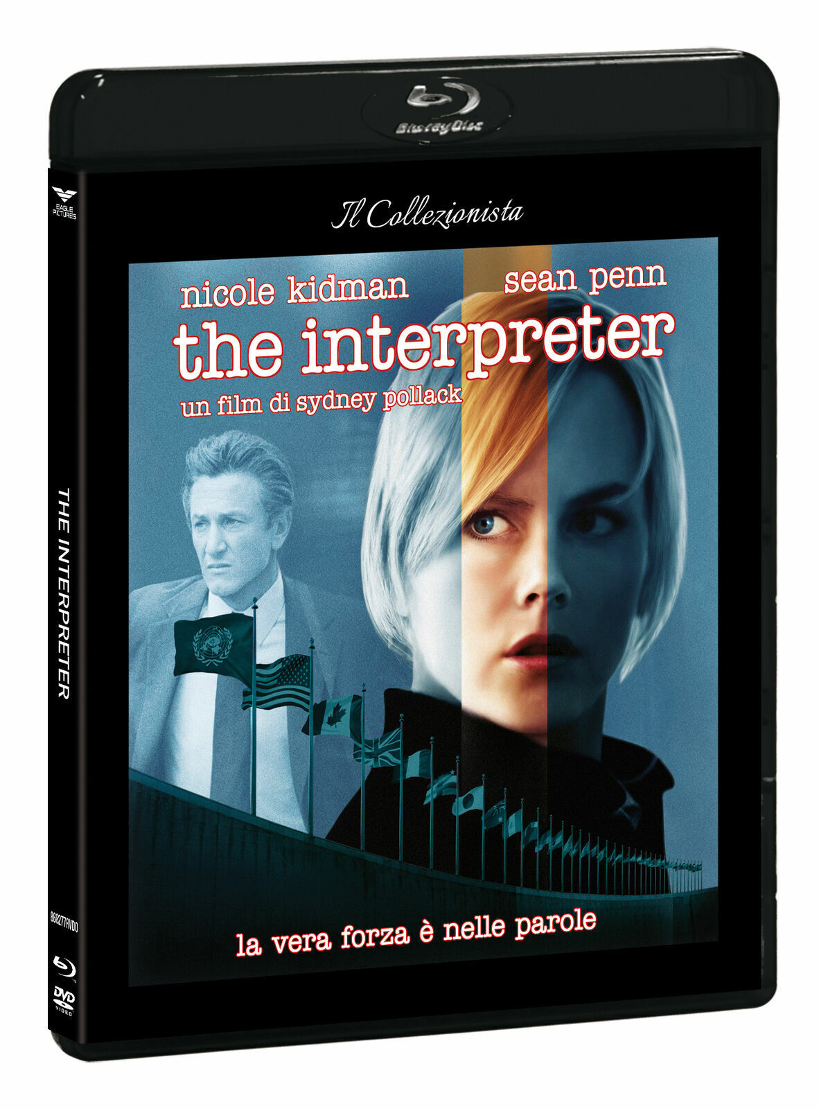 THE INTERPRETER Con Nicole Kidman BLU RAY + DVD NUOVO