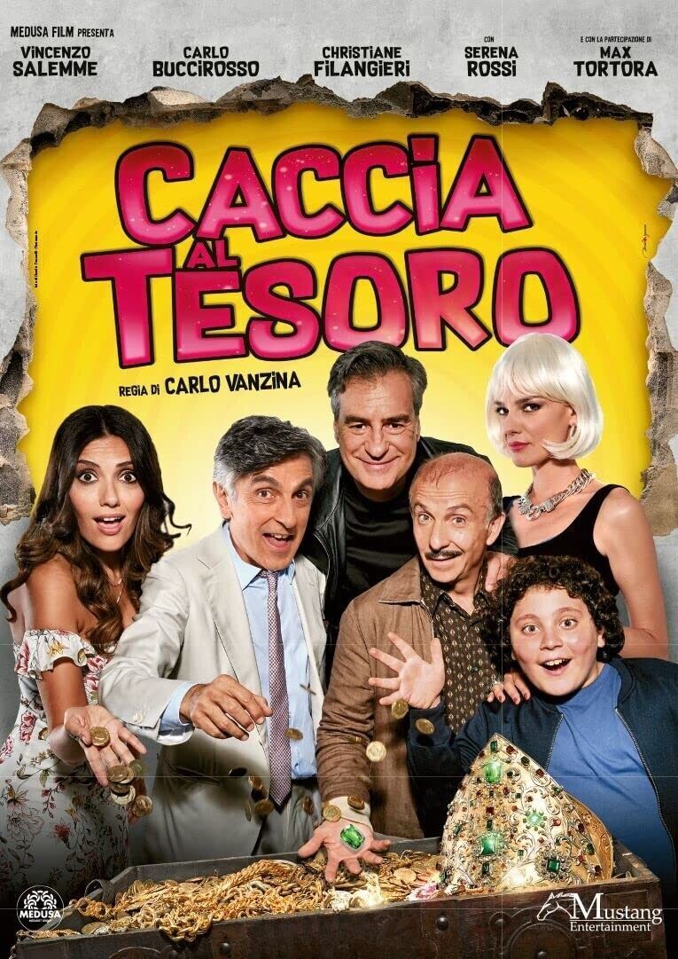 Dvd CACCIA AL TESORO con Vincenzo Salemme nuovo sigillato 2017