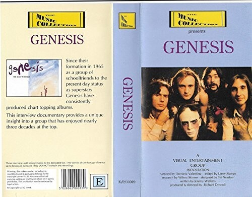 Genesis ‎– The Music Collection Presents: Genesis - VHS,PAL,NEW,UNPLAYED