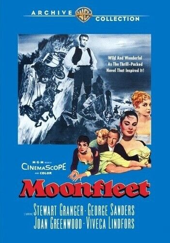 Moonfleet DVD 1955 Stewart Granger, George Sanders, Joan Greenwood, Alan Napier