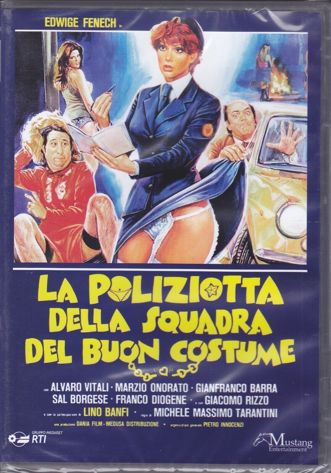 Dvd LA POLIZIOTTA DELLA SQUADRA DEL BUON COSTUME Banfi Fenech Vitali nuovo 1979