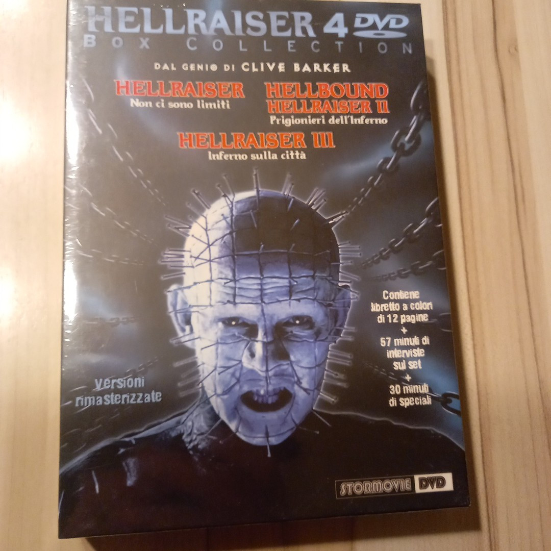 4dvd rare box collection hellraiser clive barker andrew robinson ashley laurence