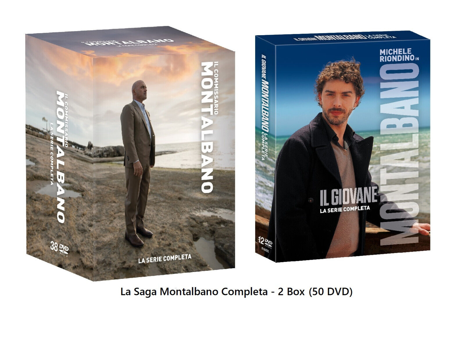 Il Commissario Montalbano + Il Giovane Montalbano - La Saga Completa (50 DVD)