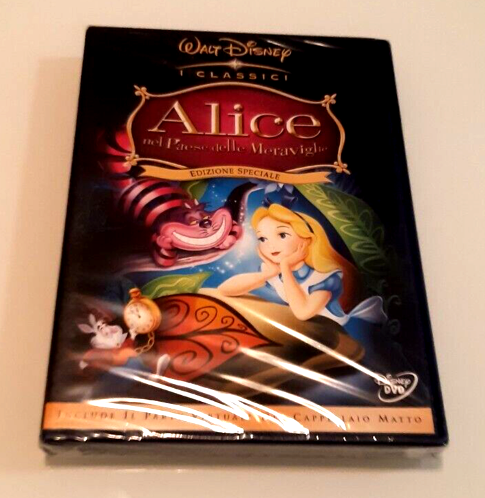 Dvd Disney Alice Nel Paese Delle Meraviglie OLOGRAMMA RETTANGOLARESigillato