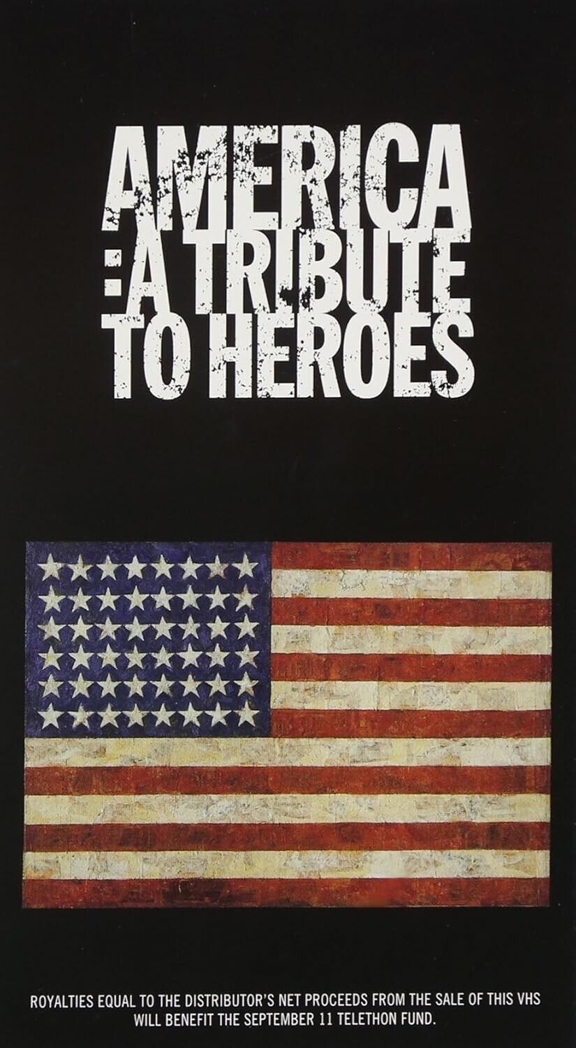 Various – America: A Tribute To Heroes -VHS,PAL,NEW,SEALED,SIGILLATA
