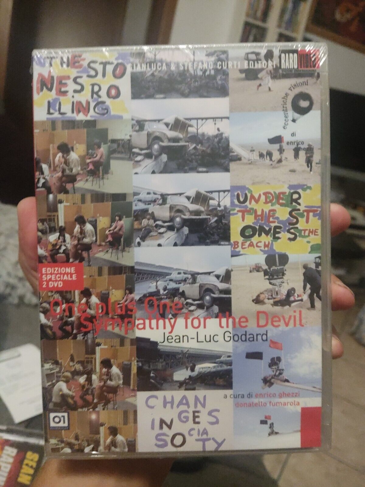 2 DVD ONE PLUS ONE + SYMPATHY FOR THE DEVIL DI JEAN LUC GODARD SIGILLATO