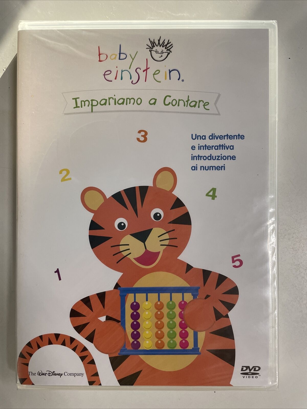 BABY EINSTEIN - IMPARIAMO A CONTARE - DVD - DISNEY - nuovo