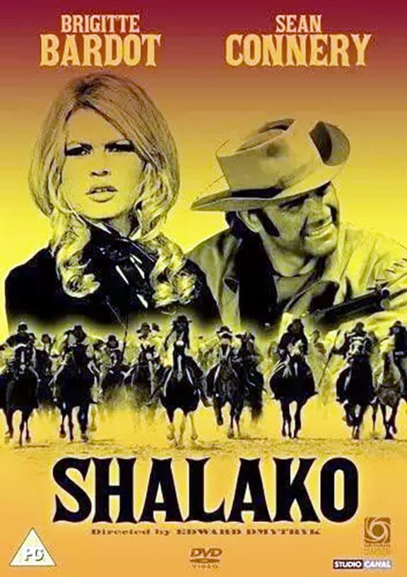 SHALAKO (DVD) Sean Connery Brigitte Bardot Stephen Boyd Jack Hawkins