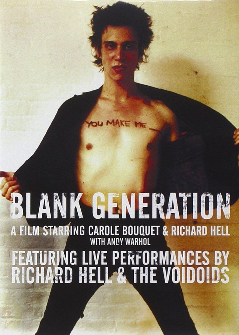 Richard Hell & the Voidoids - Blank Generation (DVD) Richard Hell Carole Bouquet
