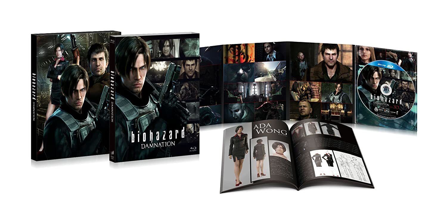 Resident Evil Damnation IN 3D First Press Limited Blu-ray From Japan F/S