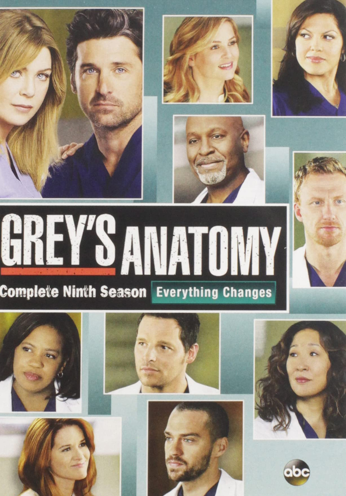 Grey's Anatomy: Season 9 (DVD) Ellen Pompeo Sandra Oh Justin Chambers