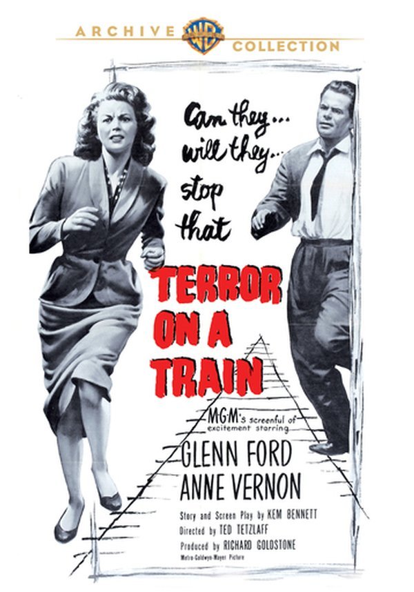 Terror su Una Treno DVD (1950) - Glenn Ford, Anne Vernon, Ted Tetzlaff