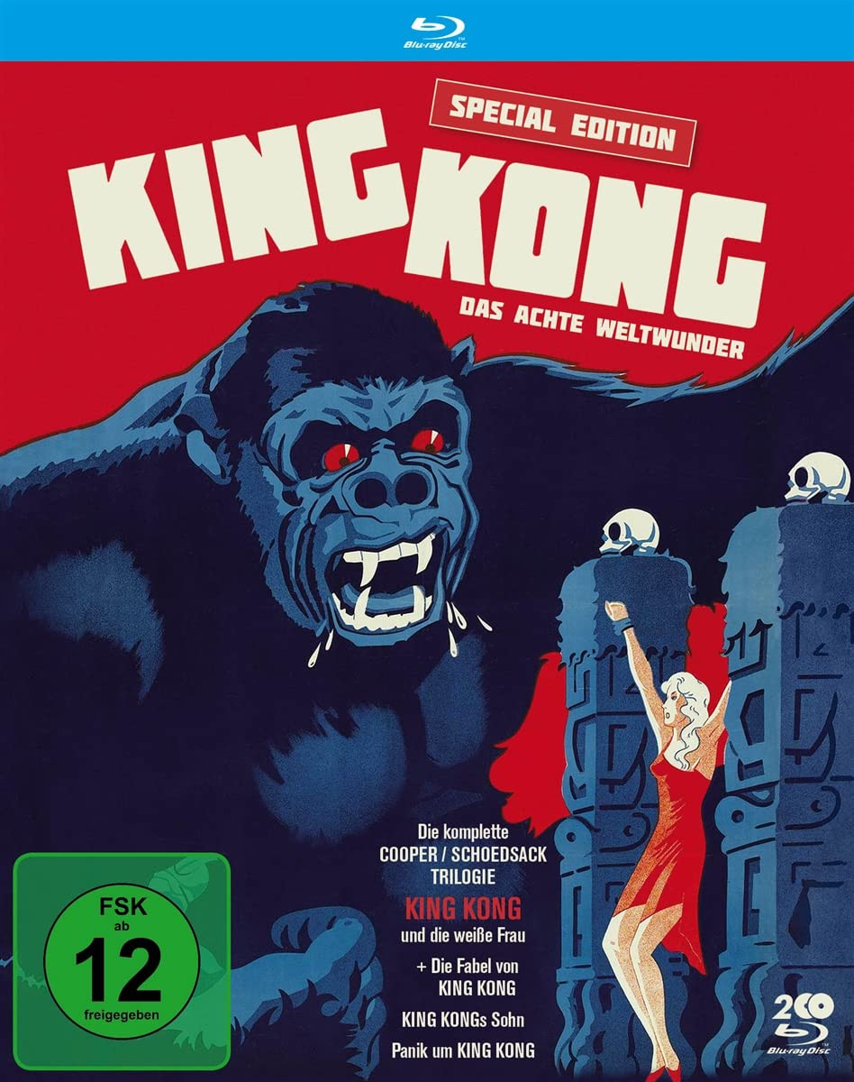 King Kong - Das achte Weltwunder: Die komplette Cooper-/Schoedsack-Tri (Blu-ray)