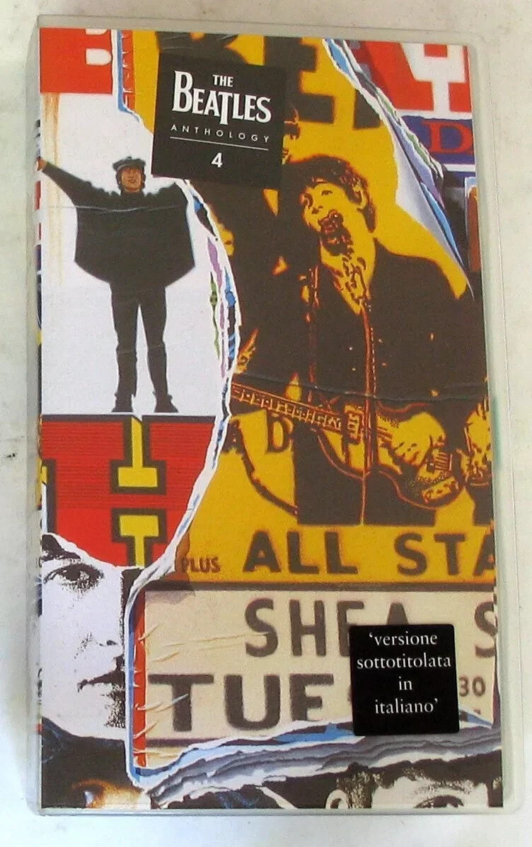 THE BEATLES ANTHOLOGY VOL.4 - VHS Nuova Never Unplayed,No Sealed,Non Sigillata